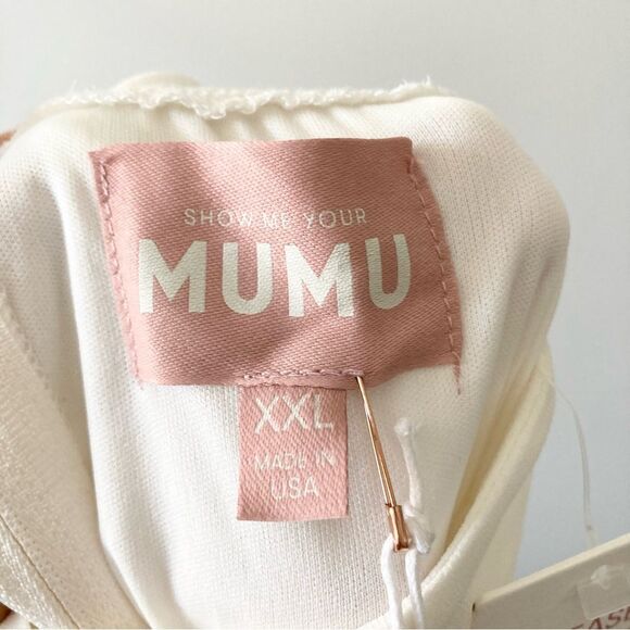 NWT Show Me Your MuMu Godshaw Goddess Gown Women’s XXL Wedding White - Picture 3 of 6